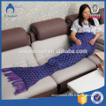 wholesale nice design custom plush mermaid tail blanket for sale from china